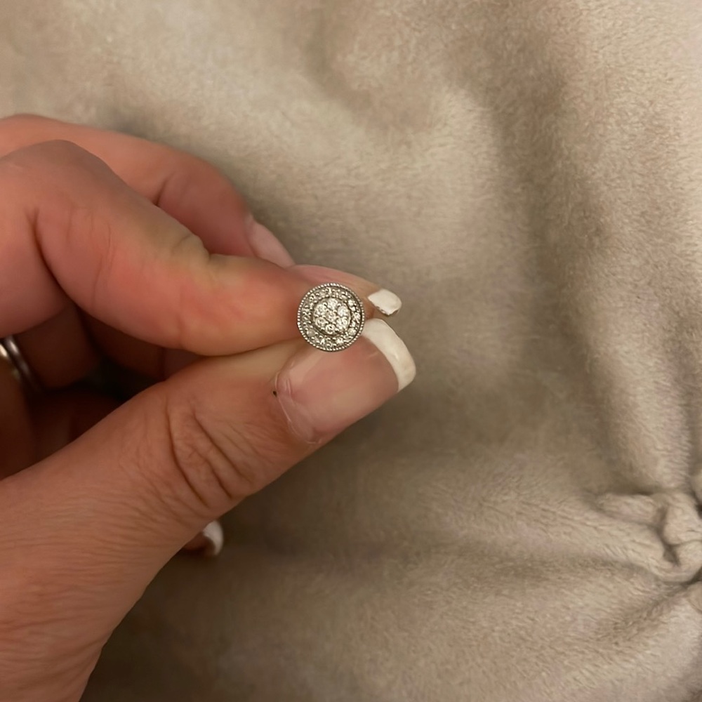 Real Diamonds - 14K Stud Earring (Single)